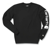 SLEEVE TM långärmad t-shirt svart - CARHARTT - S1EK231BLKM