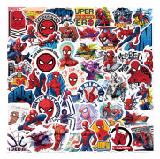 50 st Marvel Superhjälte Spider Man Graffiti Klistermärke Gitarr Kostym
