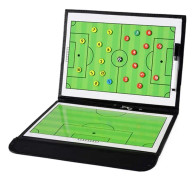 Fotbollstränarbräda Coach Clipboard Taktisk Magnetisk Tavla Kit med torr radering, markeringspenna och dragkedja väska