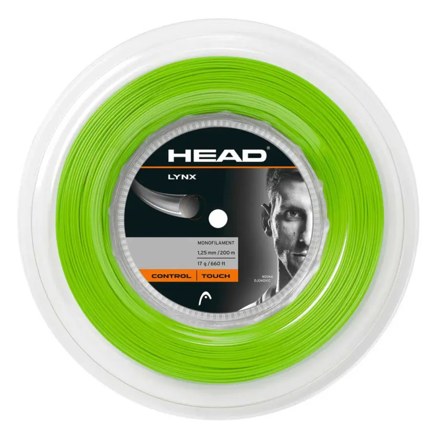 Head Racket Tennisrullsnöre Lynx 200 M Grönt 1.25 mm