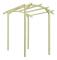 Trädgårdspergola 180x197x210 cm Impregnerad furu - SALALIS - SP117918