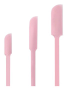 3 in 1 Silicone Beauty Spatula Sauce Applicator Cream Spatula Set(Pink)
