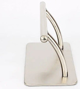 Fotstöd i rostfritt stål för frisörstol salongutrustning - SALUTUYA - silvervit - stål - 30*19*20cm