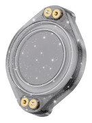 For Airtag IPX68 Waterproof Protective Case Pet Collar Positioner Tracker All-Inclusive Protective Cover(Glitter Transparent Black)