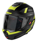 Nolan Cabriolet Hjälm N120-1 Subway N-com Gul,Svart L