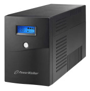 PowerWalker VI 3000 SCL - UPS - Växelström 162 - 290 V - 1800 Watt - 3000 VA - 9 Ah - RS-232, USB - utgångskontakter: 4