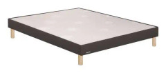 BULTEX Bäddbotten 140 x 190 Vitality fast ljung mörkgrå 1419