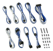 CableMod Classic ModMesh C-Series AXi, HXi & RM Cable Kit - Strömkabelsats - vit, blå