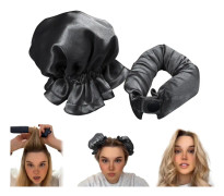 Overnight Hair Curler Bun Maker Hair Curling Tool med hårskydd