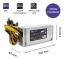 Qoltec Monolith 50349 - Nätaggregat (intern) - 80 PLUS Platinum - AC 180-240 V - 1800 Watt - aktive PFC - grå