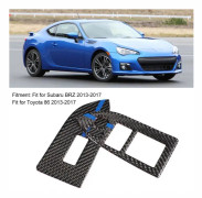 SALALIS kolfiber högerstyrd fönsterhissare Panel Trim Cover Dekoration Passar för Toyota 86 2013-201
