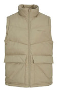 Jack & amp; Jones beige ärmlös dunjacka