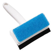 2 In 1 Window Glass Cleaning Brush Dust Collecting Window Brush Cleaning Wiper(White)