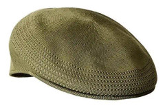 Kangol Headwear Tropic Ventair 504 Flat Cap, Army Green, Medium (Tillverkarstorlek: M) Herr 0290BC