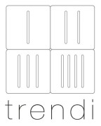 Trendi strömbrytare - ART-SS5WH - Trendi Modern glänsande taktil vippströmbrytare 10 A Vit