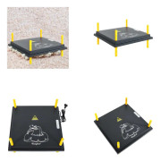 vidaXL Värmetak för kycklingar och ankungar 40x40 cm - Värmetak - Värmetak För Kycklingar - Kycklingvärmare - Värmare Fågelfän