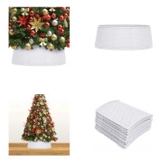 vidaXL Julgranskrage vit Ø65x19,5 cm - Julgranskrage - Julgranskragar - Julgranskorg - Julgranskorgar