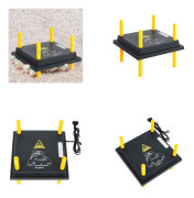 vidaXL Värmetak för kycklingar och ankungar 25x25 cm - Värmetak - Värmetak För Kycklingar - Kycklingvärmare - Värmare Fågelfän