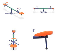 vidaXL Gungbräda 360 graders rotation orange - Gungbräda - Gungbrädor - Leksak - Leksaker