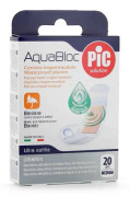 Pic Solution Pic Aquabloc With Bactericidal Adhesive Dressing 19x72mm 20uts