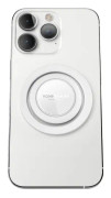 Vonmählen Backflip Mag, Grepp, Vit, ABS, Polykarbonat, Polymetylmetakrylat (PMMA), Silikon, Apple, iPhone 12, 13, 14, 15 series, 1 styck