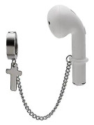 1 st rostfritt stål Anti-förlorat öronklämma/örhänge för hörlurar Unisex modeörhängen för Airpods Pro 1/2/3 hörlurstillbehör