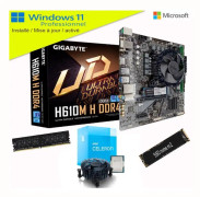 12:e generationens PC Evolution Upgrade Kit - Gigabyte moderkort + Intel-processor + 8 GB RAM + 240 GB SSD + Win11