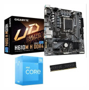 12:e generationens PC Evolution Upgrade Kit - Gigabyte moderkort + Intel Core i3-processor + 8 Gigas RAM-remsa