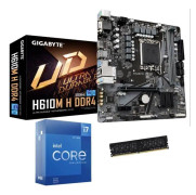 12:e generationens PC Evolution Upgrade Kit - Gigabyte moderkort + Intel i7-processor + 8 Gigas RAM-remsa *levereras monterad testad*