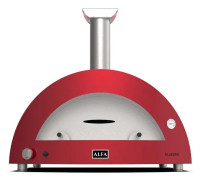 Alfa Forni Moderno 5 Pizze Hybrid röd