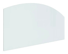 Glasskiva för öppen spis 120x60 cm