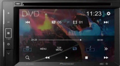 Pioneer AVH-A240DAB Bilmediaspelare Dubbel-DIN Anslutning för rattfjärrkontroll, Anslutning för backkamera, Bluetooth, DAB+ Tuner