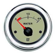 Vetus Vattennivåindikator 12-24v Silver 52 mm