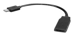 Lenovo - Bildskärmskabel - Mini DisplayPort (hane) till HDMI (hona) - 20 cm - för ThinkPad L570; P51; T431s; T470p; T530; W550s; X240