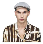 Gubbkeps / Flat cap - Kangol Recycled Tropic 507 (ljusbrun)