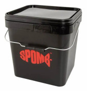 Fox Spomb Bucket Fyrkantig hink 17ltr Fiskehink Bricka Skål Basin Bete Groundbait Tillbehör