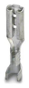 Phoenix Contact 3240153 Flatstifthylsa Anslutningsbredd: 2.8 mm Anslutningstjocklek: 0.8 mm 180 ° Oisolerad Metall 100