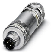 Phoenix Contact 1521261 Sensor/ställdon-datakontakt M12 Kontakt hane rak Antal poler (RJ): 4 1 st