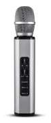 K6 Bluetooth 4.2 Karaoke Live Stereo Sound Wireless Bluetooth Condenser Microphone (Silver)