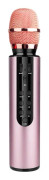 K3 Bluetooth 5.0 Karaoke Live Stereo Sound Wireless Bluetooth Condenser Microphone (Pink)