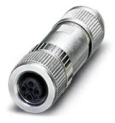 Phoenix Contact 1553611 Sensor/ställdon-datakontakt M12 Hona rak Antal poler (RJ): 4 1 st