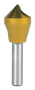 Korshål försänkning 6 delar 15 mm, 20 mm HSS RUKO 102304T Cylinderskaft 1 st