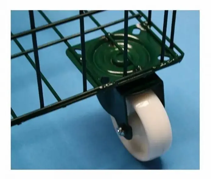 Metallisk kulbärarvagn 30/35 bollar Softee Equipment - grön - TU