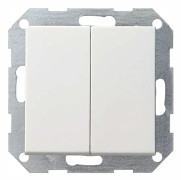 Schuko socket 018003 SK System 55 ren vit (018003)