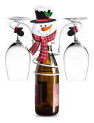 Holiday vinflaska & glashållare för jul