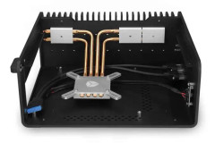 Streacom FC8 ALPHA Fanless Chassis black, Extruded Aluminum, with Optical slot
