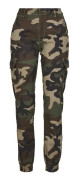 Urban Classics Dam Camouflage High Waisted Cargo Pants Dark Camo Cargo Pants