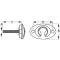Sea-dog Line Flush Mount Ski Bow Support Silver