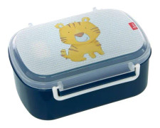 Sigikid - 25174 - Tiger BPA-fri brödlåda för flickor och pojkar - Rekommenderas från 2 år - Blå