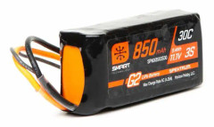 Spektrum - SPMX8503S30 - 11,1 V 850 mAh 3S 30C Smart G2 LiPo-batteri: IC2
